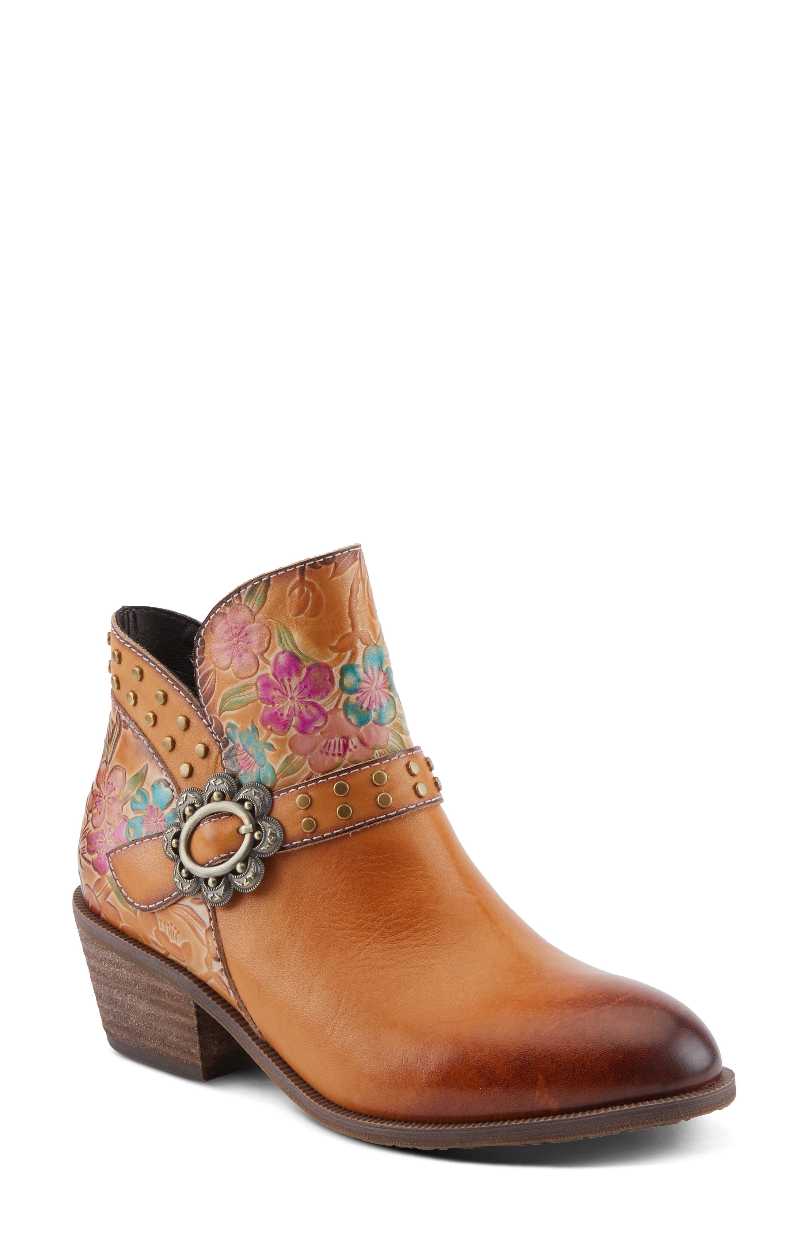 L'Artiste by Spring Step Daintylady Bootie, Main, color, Camel Multi