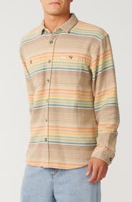 Rip Curl Classic Surf Baja Cotton Flannel Button-Up Shirt