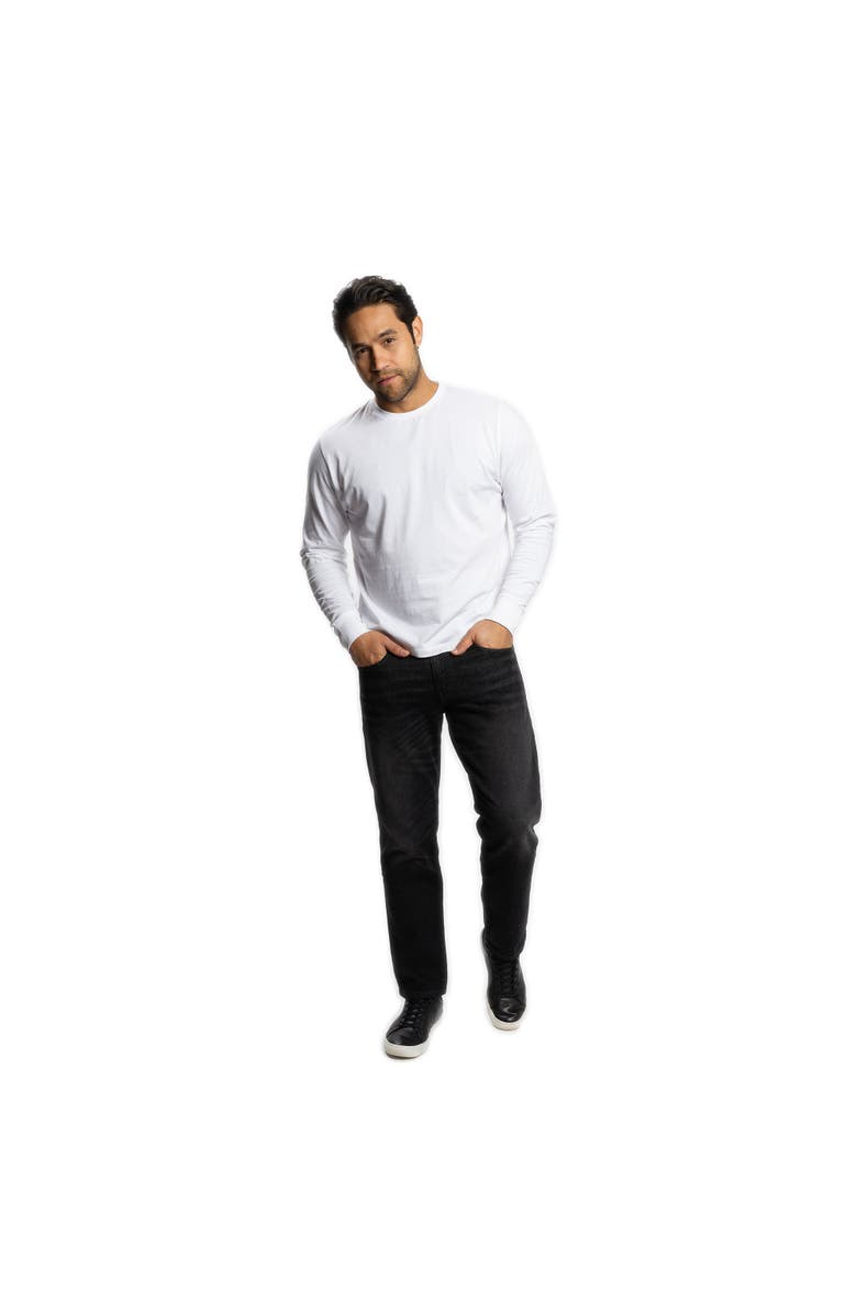 Peter Manning Johnny Stretch Jeans Standard Fit, Alternate, color, Black