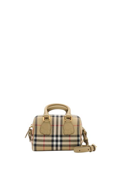 Mini Check Bowling Bag