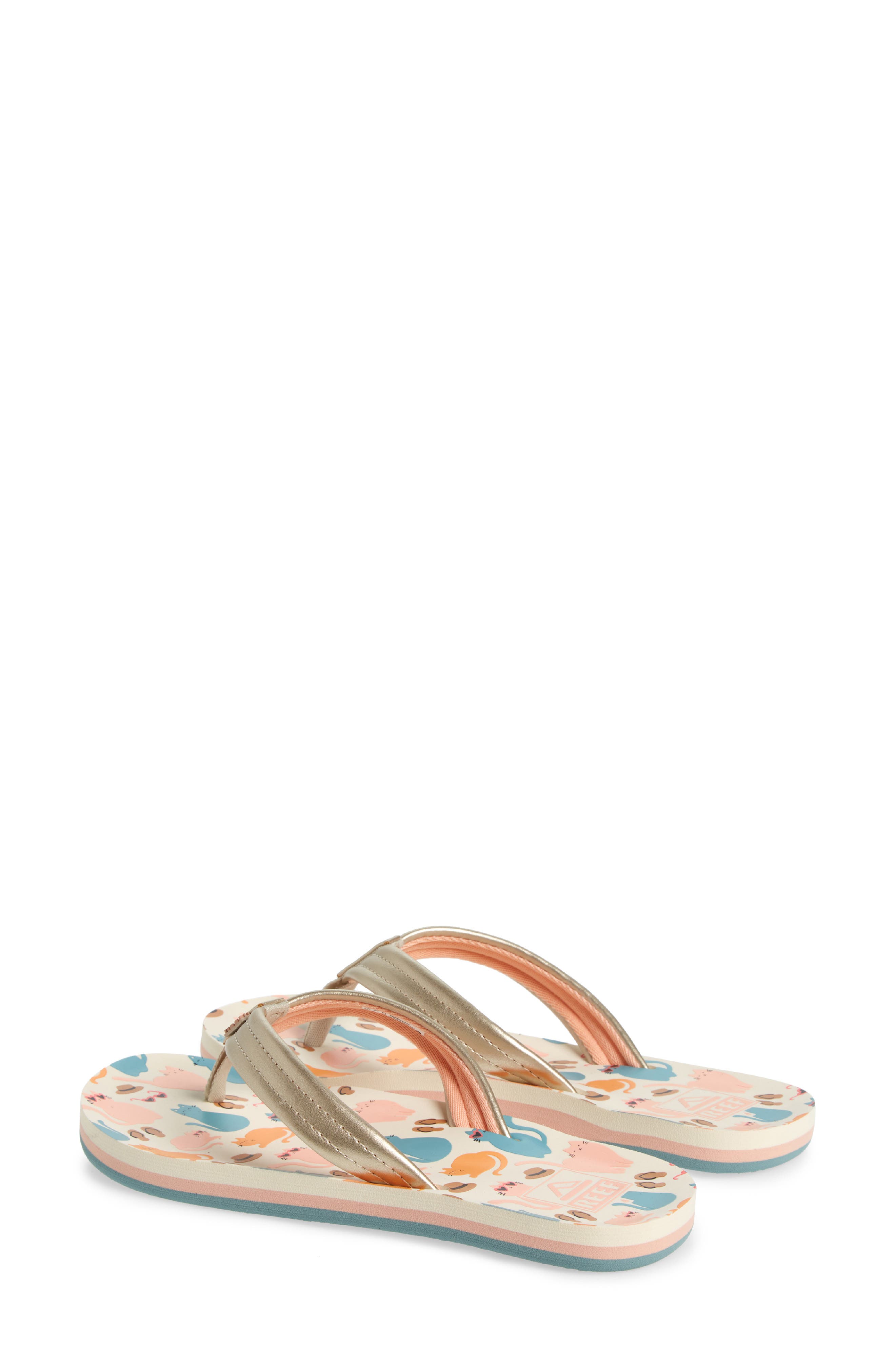 Reef Kids' Little Ahi Flip Flop, Alternate, color, 