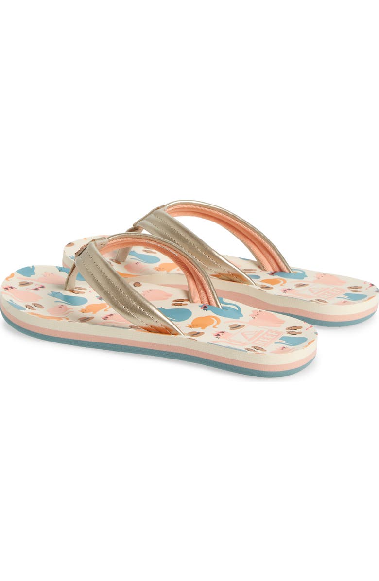 Reef Kids' Little Ahi Flip Flop, Alternate, color,