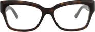 Balenciaga 55mm Rectangular Optical Glasses