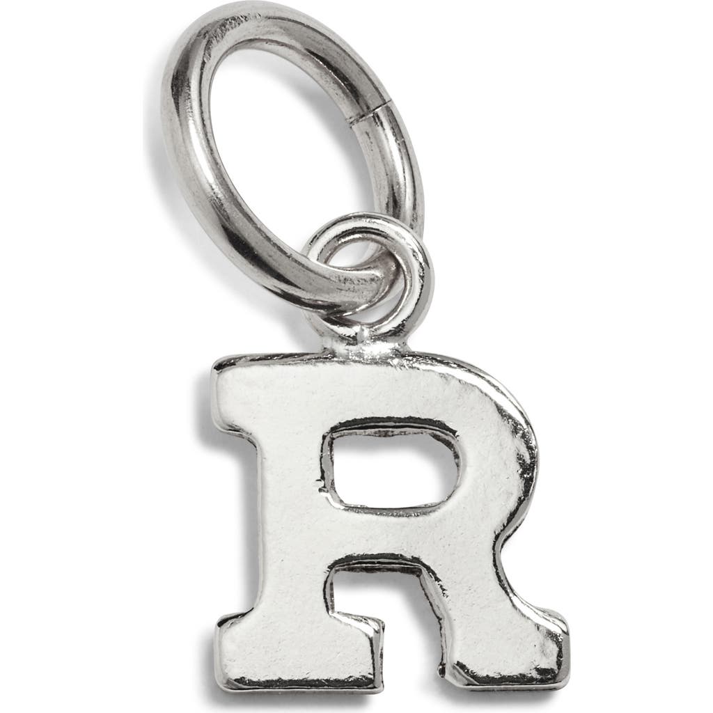 Nashelle Initial Charm In Sterling Silver - R