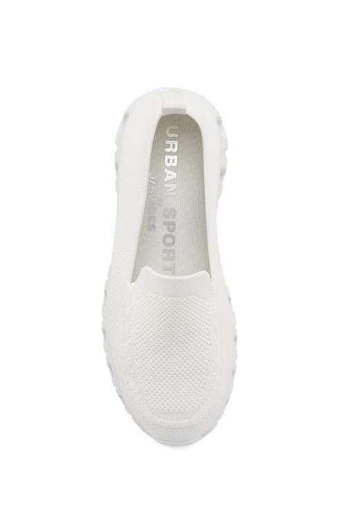 Jslides Footwear Cora Sneaker In White