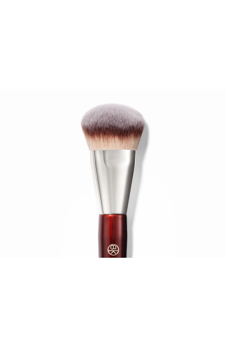 BK Beauty 101 Contoured Foundation Brush, Alternate, color, Burgundy