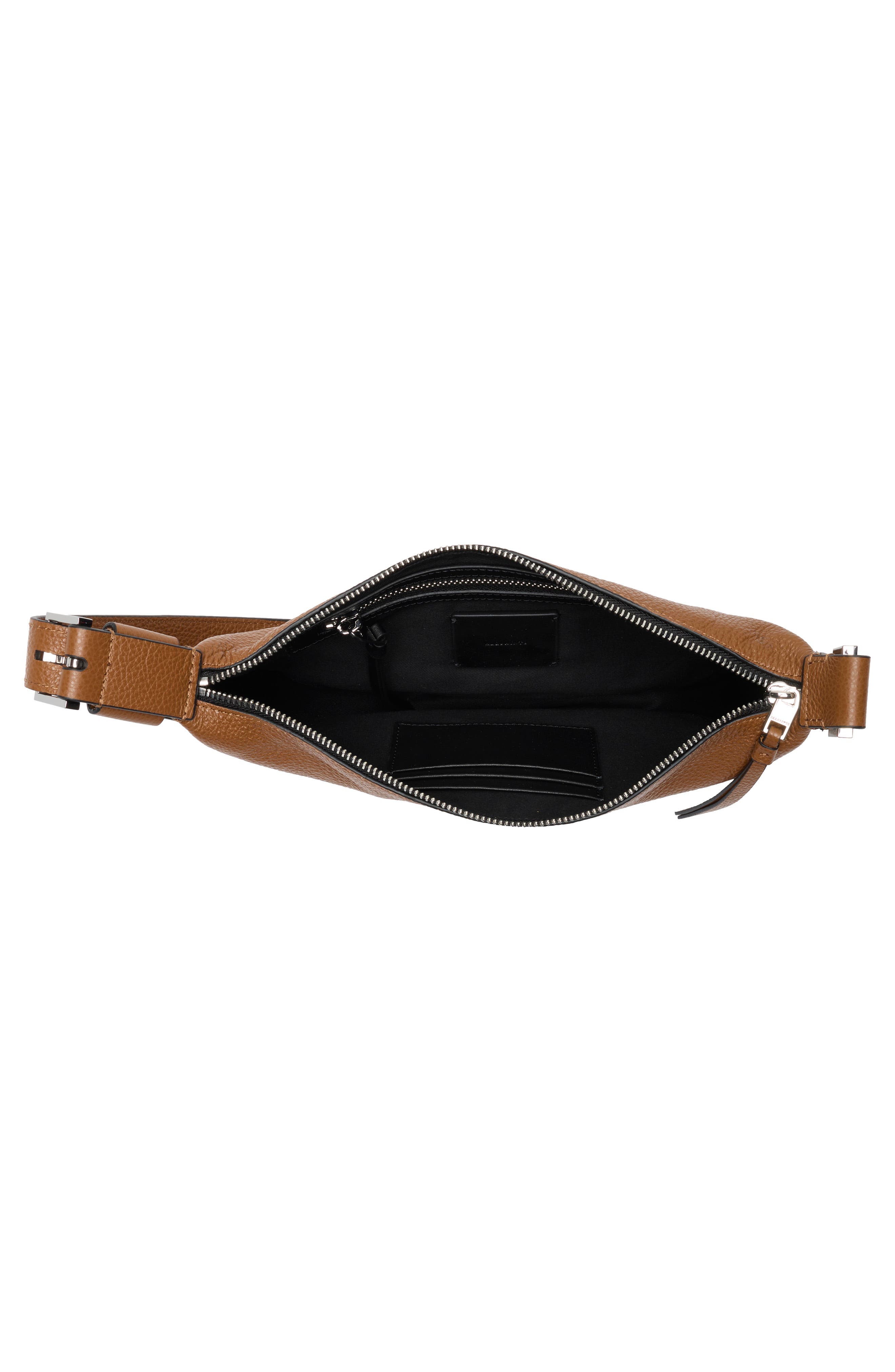 Half Moon Crossbody Bag, Alternate, color, SEPIA BROWN
