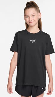 Nike Kids' Sportswear Winged Victory Cotton Graphic T-Shirt