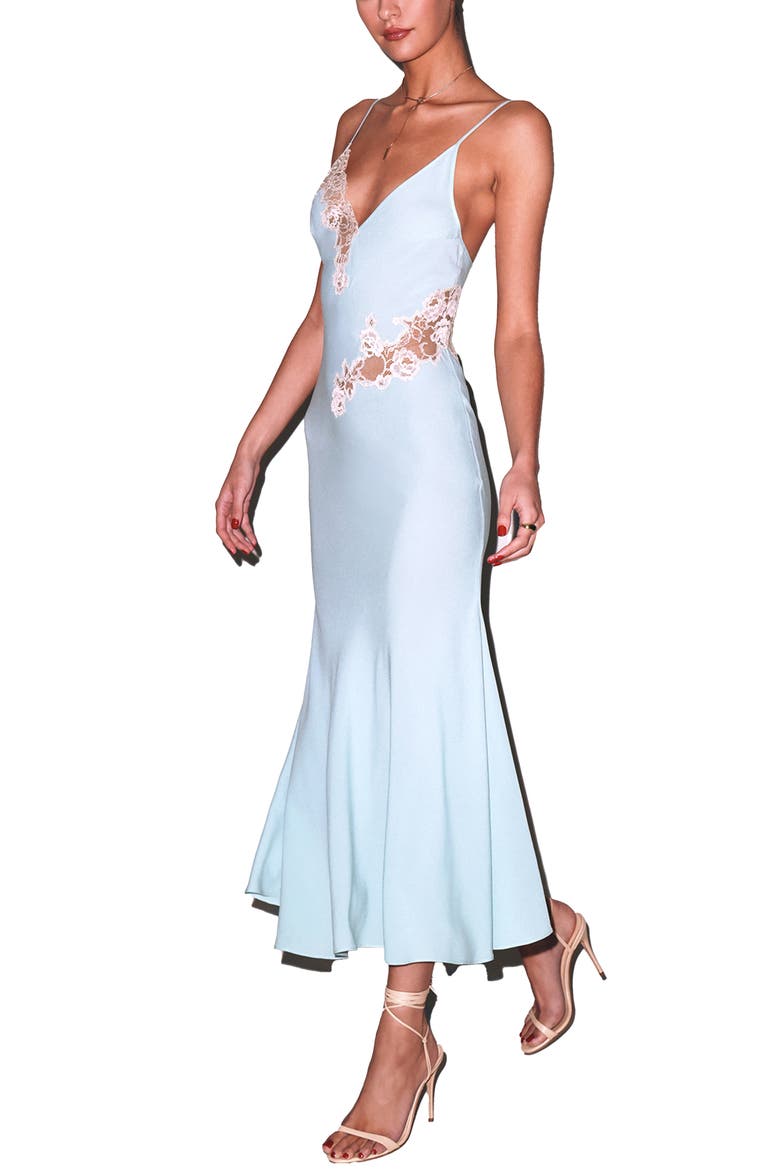 Juliet Lace Maxi Dress, Alternate, color, Frosted Mint