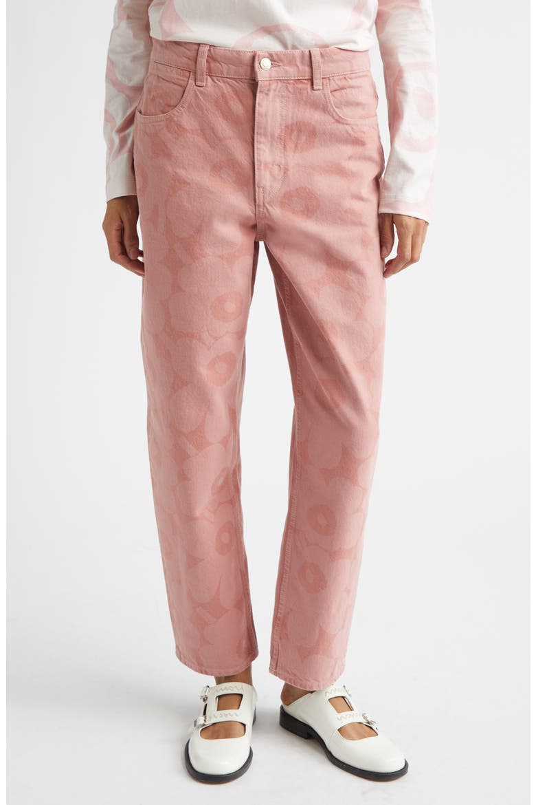 Maridenim Unikko Barrel Leg Jeans, Main, color, LIGHT PINK
