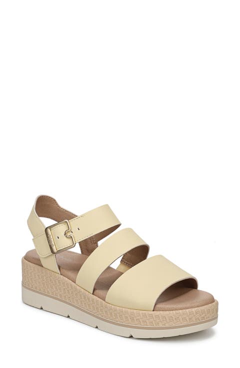 Once Twice Platform Wedge Sandal (Women)
