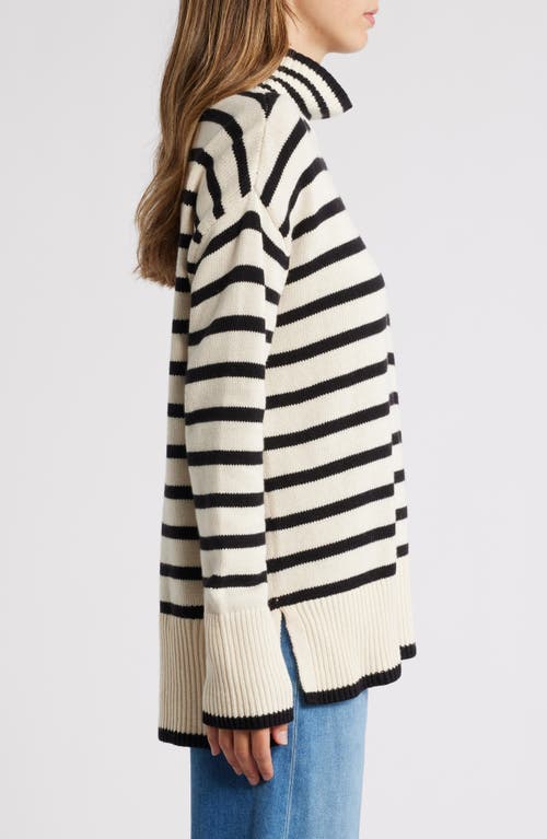 LUCKY BRAND LUCKY BRAND COTTON BLEND TURTLENECK SWEATER