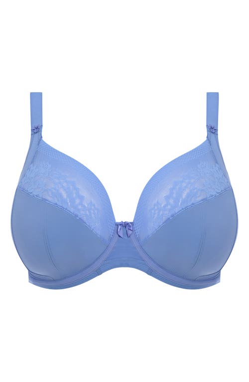 Elomi Plus Size Nerina Underwire Plunge Full Coverage Bra In Blue