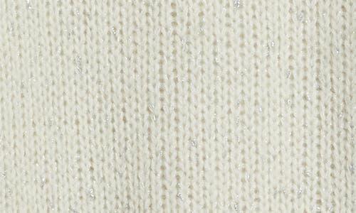 Nordstrom Metallic Crewneck Sweater In Gray
