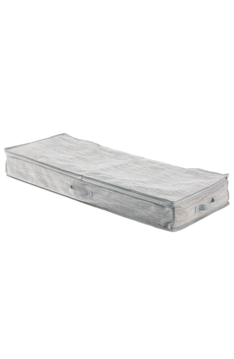 mDesign Long Gift Wrapping Organizer Storage Bag w/ Handles, Zipper, Main, color,