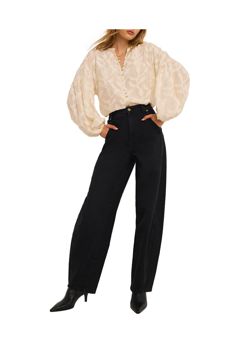Relaxed Ultimate Barrel Jeans, Main, color, Black