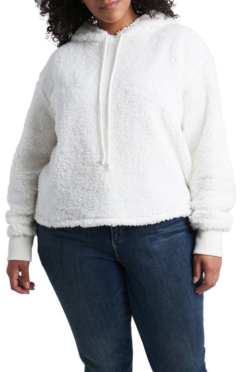 Teddy Crop Hoodie