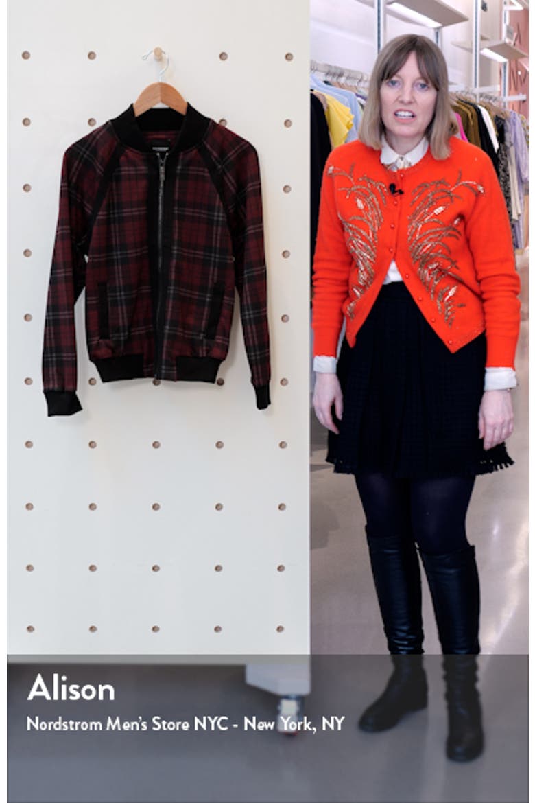 Liverpool Tartan Plaid Bomber Jacket video