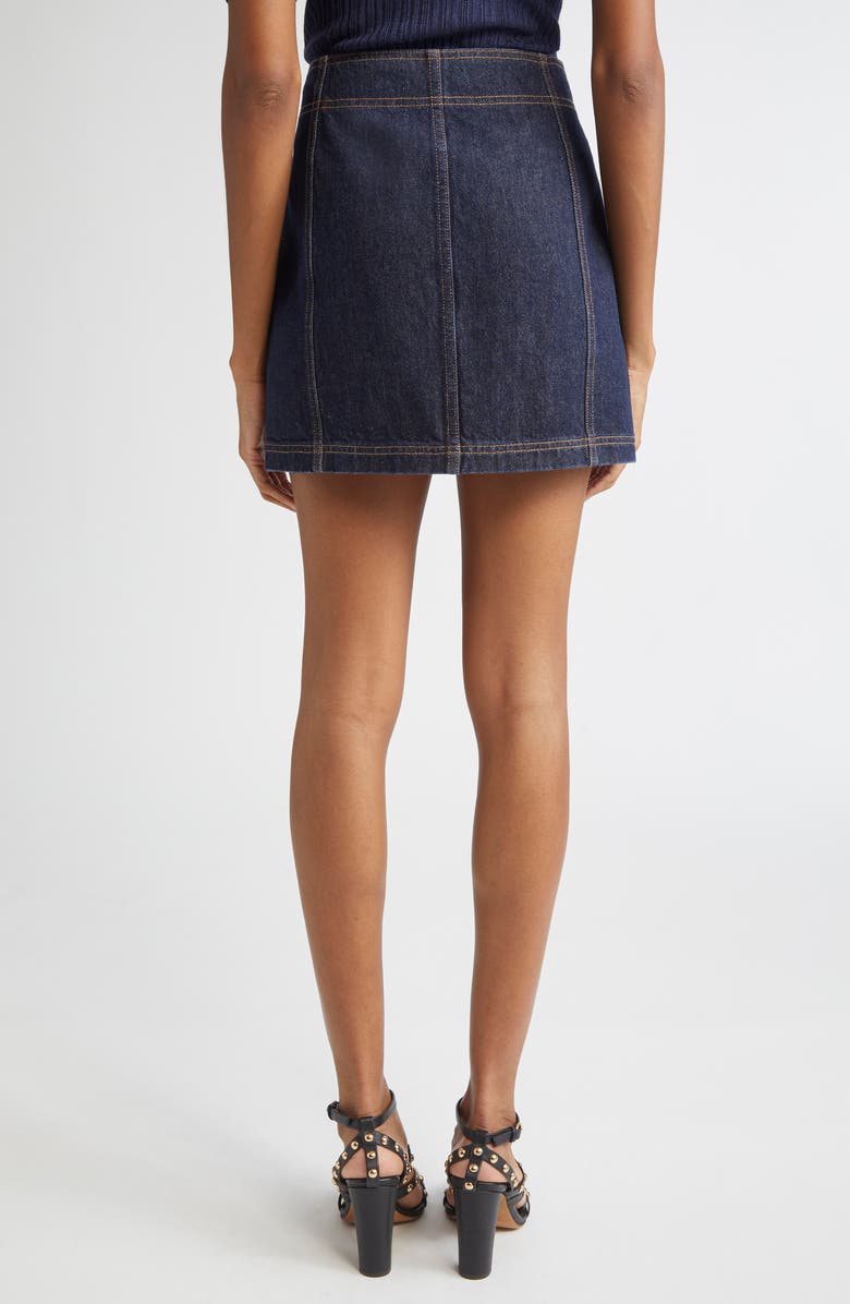 Ulla Johnson The Clara Denim Miniskirt, Alternate, color, Tigris