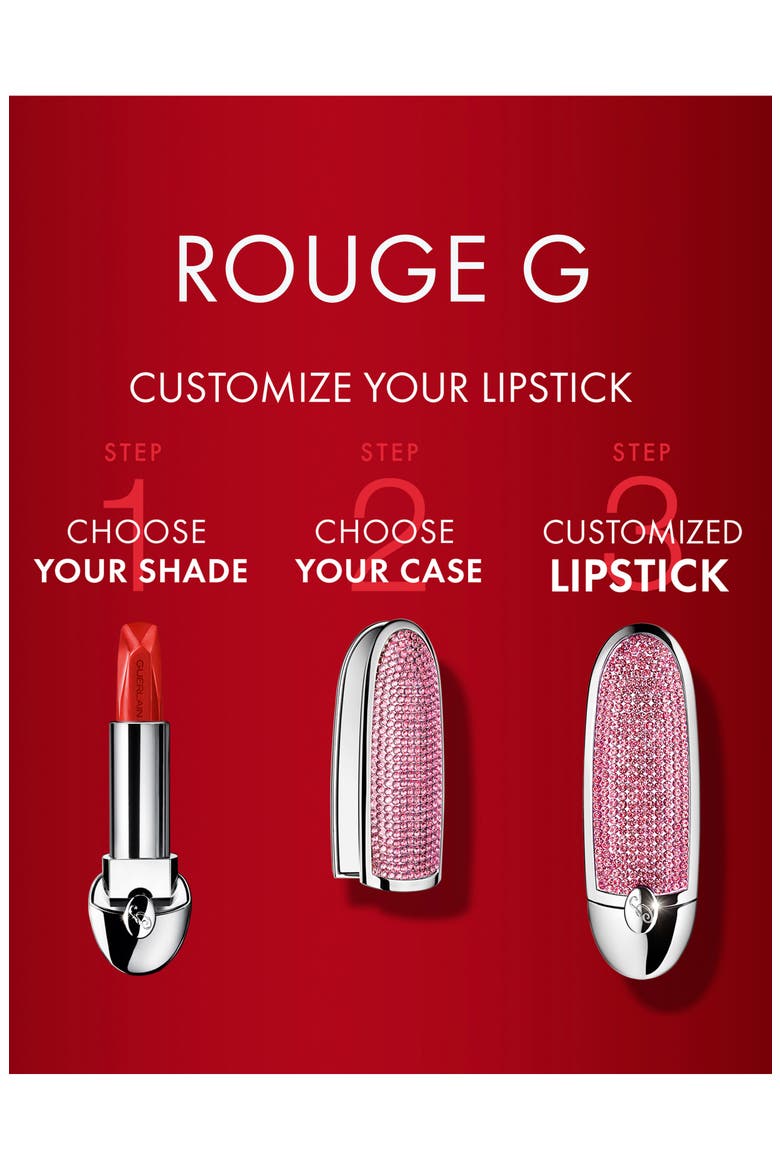 Rouge G Customizable Lipstick Case, Alternate, color, BLACK VELVET
