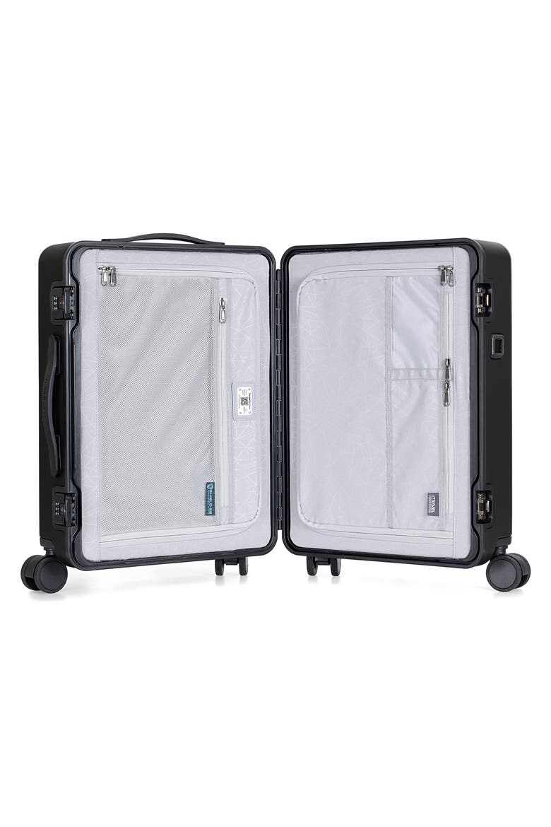 Castle Valley 21-Inch Carry-On Luggage, Alternate, color, BLACK