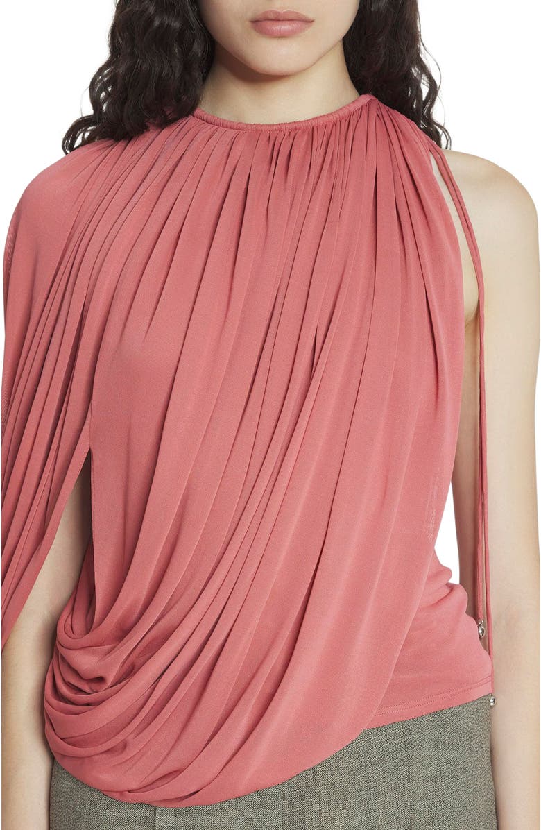 Lanvin DRAPED JERSEY TOP, Alternate, color,