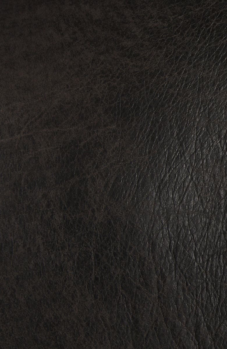 Golden Goose Journey Collection Arvel Genuine Shearling Trim Leather Jacket, Alternate, color,