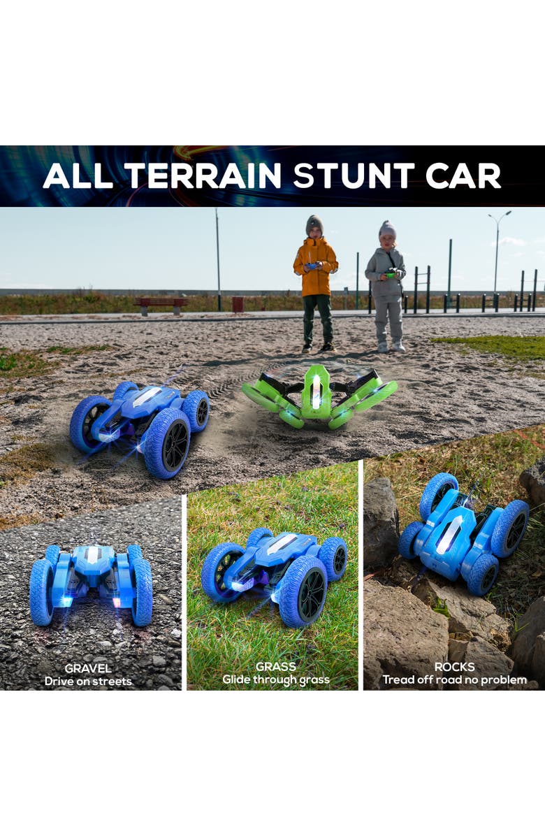 Force1 Blue Tornado Extreme RC Car, Alternate, color, Blue