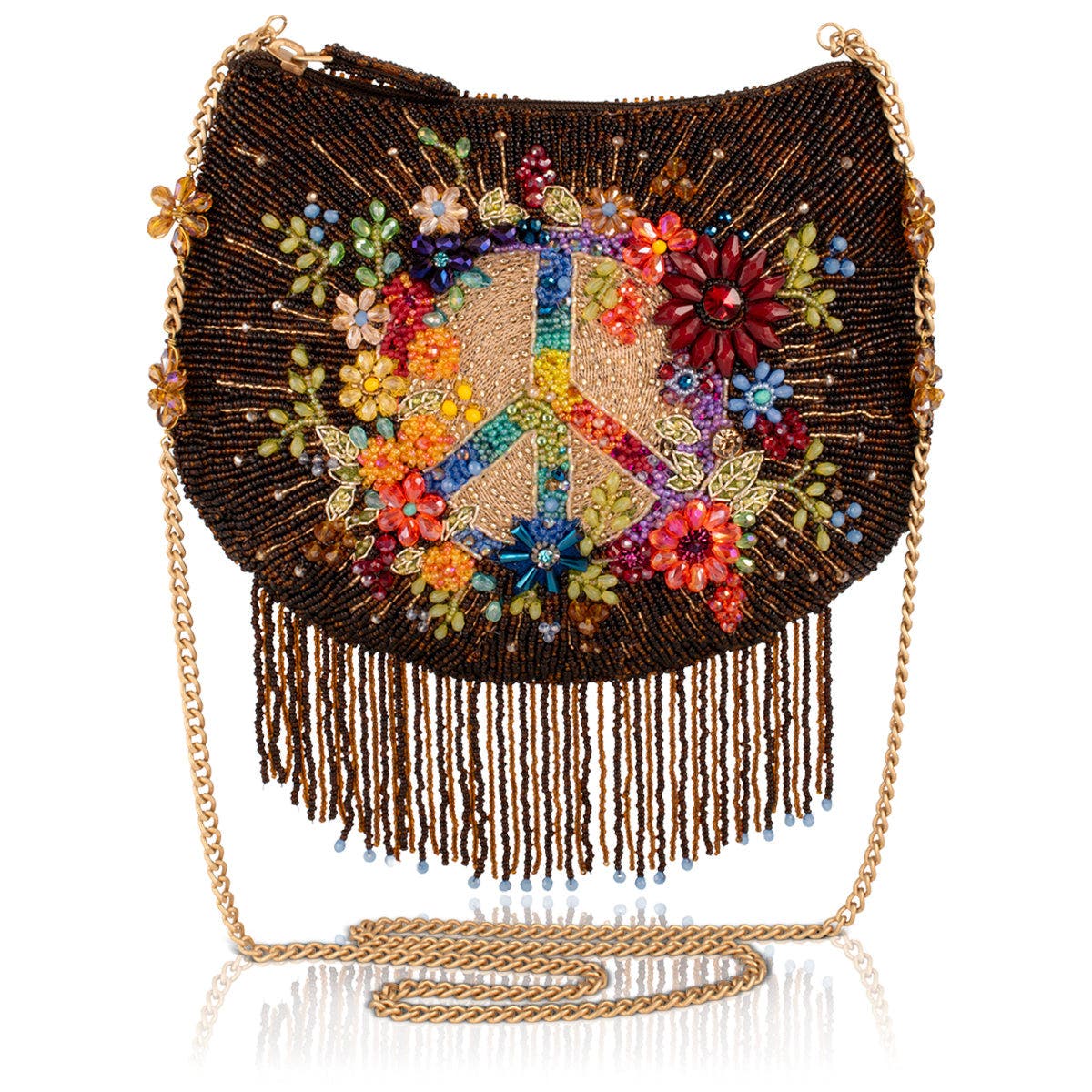 Peace & Light Handbag, Main, color, Brown