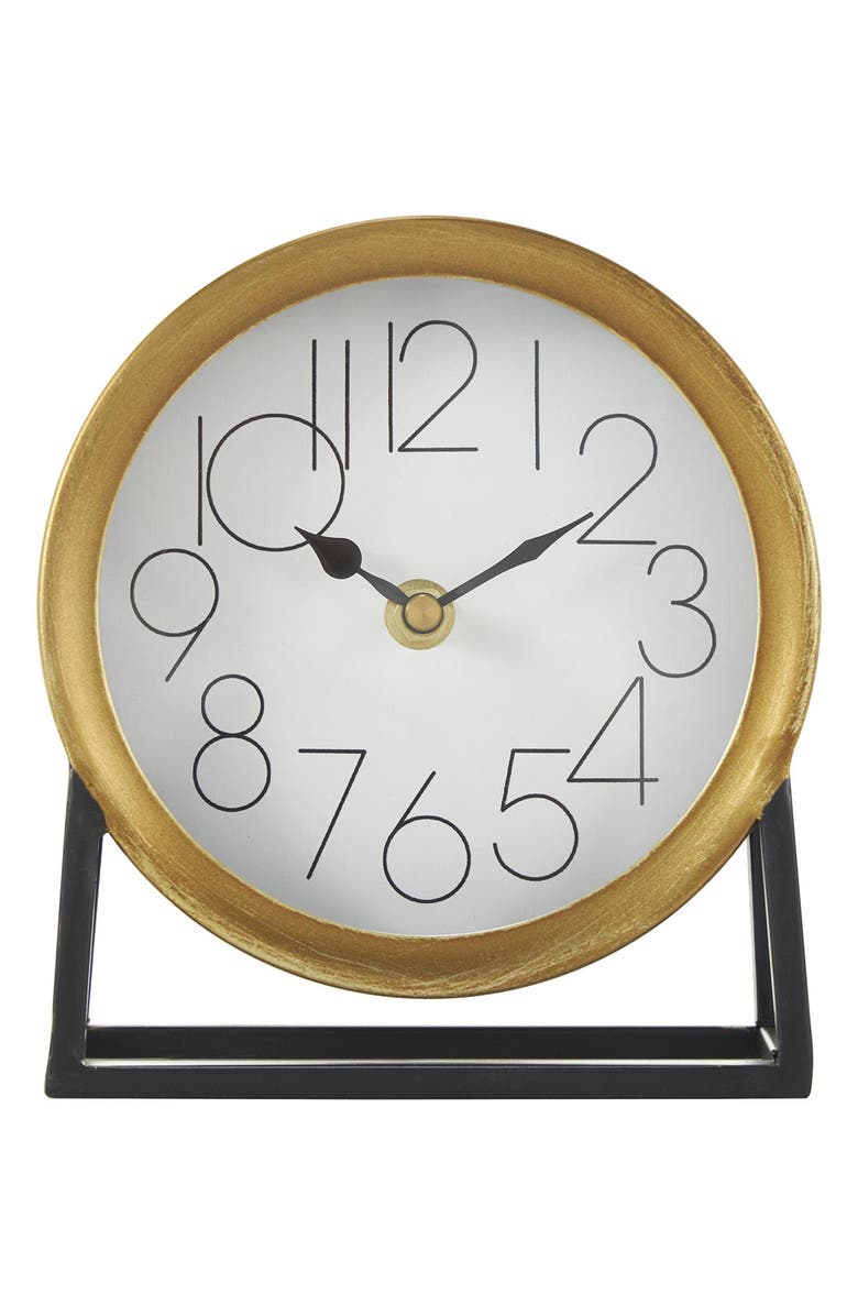 UMA Set of 2 Round Desk Clocks, Alternate, color, Multi Colored