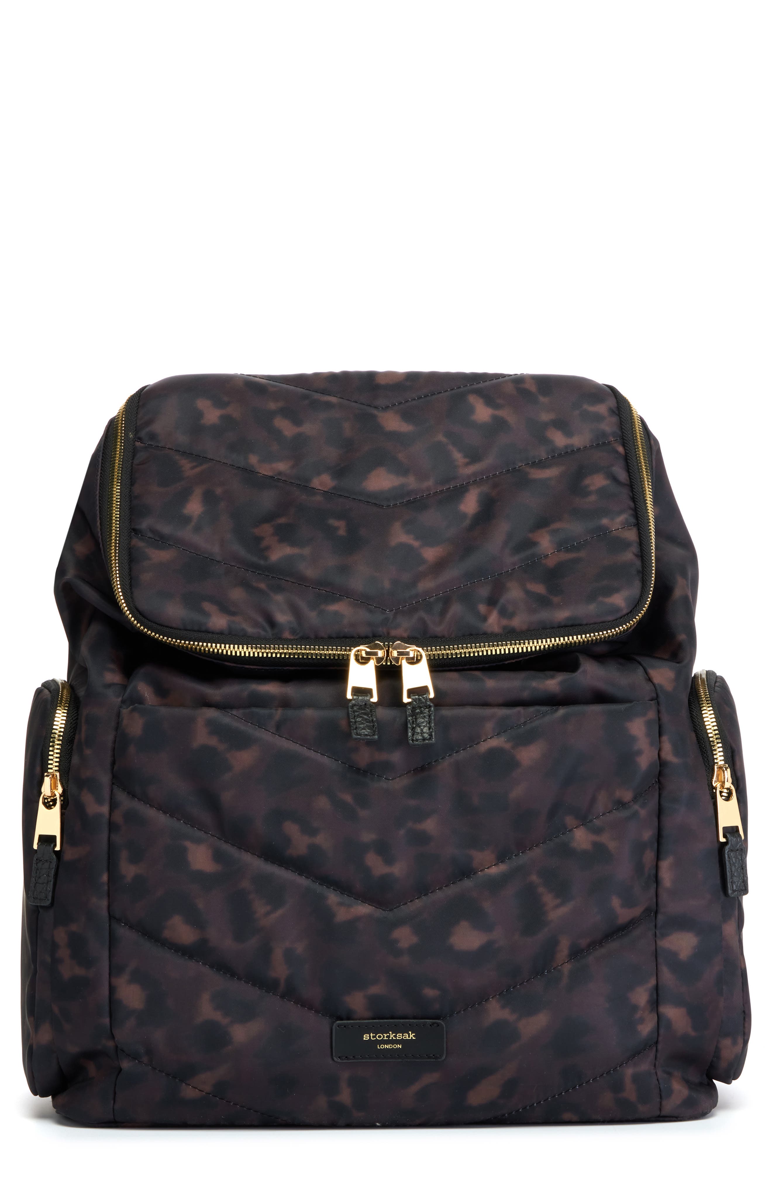 Storksak Alyssa Water Resistant Convertible Diaper Backpack, Main, color, 