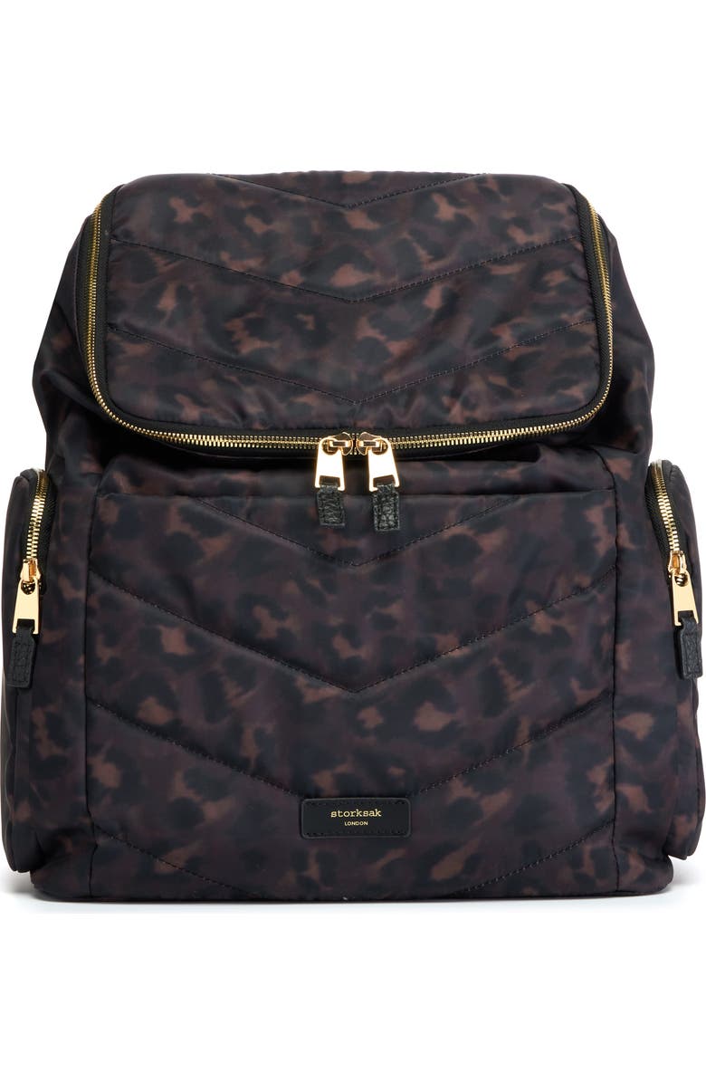 Storksak Alyssa Water Resistant Convertible Diaper Backpack, Main, color,