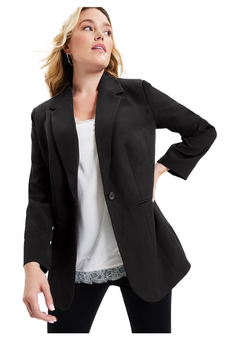 Classic Blazer, Main, color, BLACK
