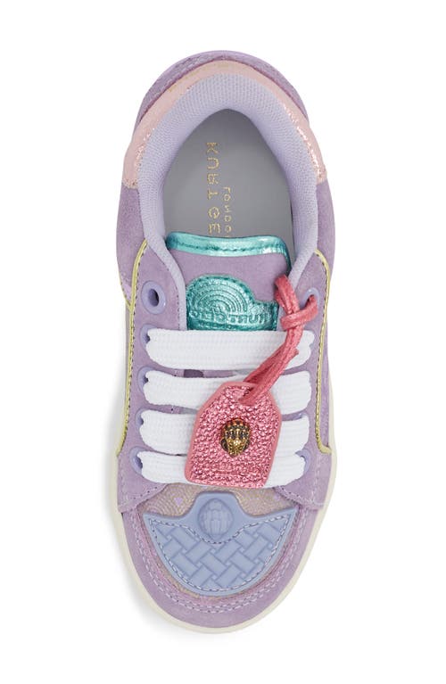Kurt Geiger Leather Mini Southbank Tag Sneakers In Multi