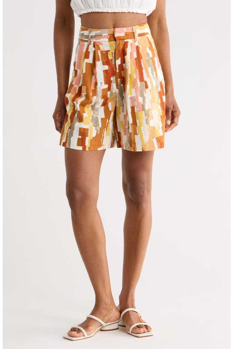Tailored Shorts, Main, color, MOROCCAN RUG