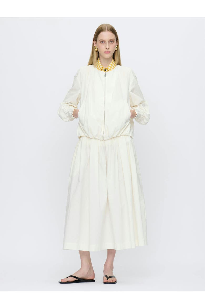 MARTA Bomber Jacket - Ivory, Alternate, color, Ivory