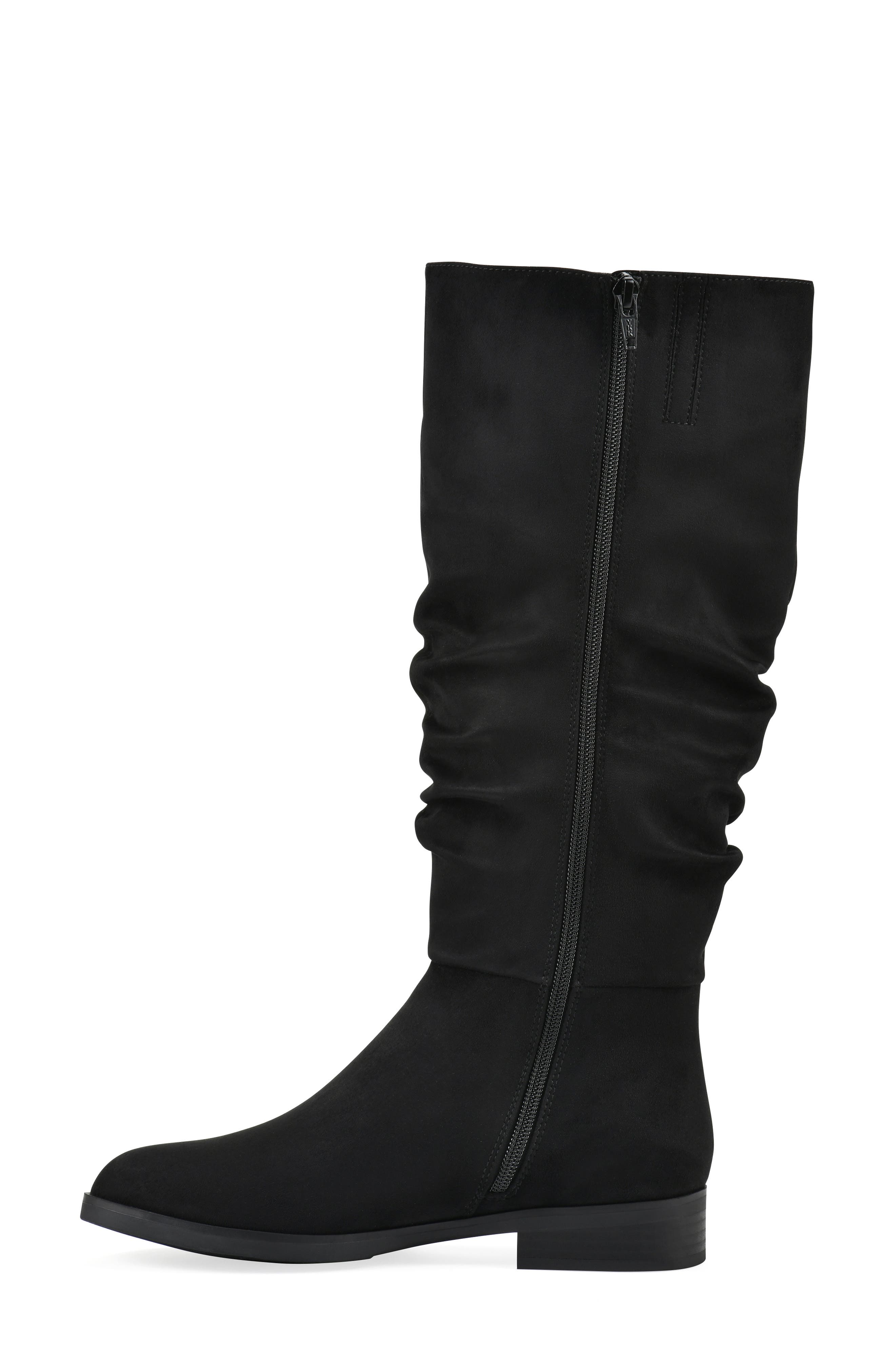 CLIFFS BY WHITE MOUNTAIN Barnes Tall Boot, Alternate, color, Black/ Fabric
