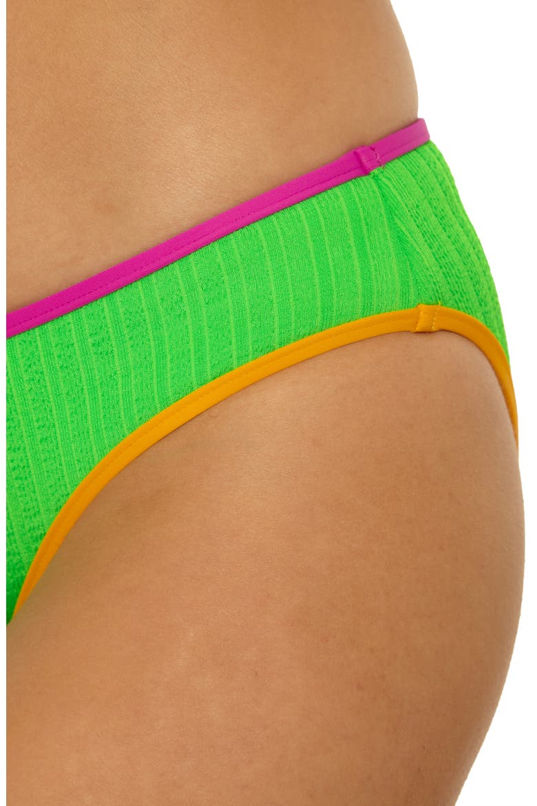 Crinkle Crush Hipster Bikini Bottoms, Alternate, color, MEADOW