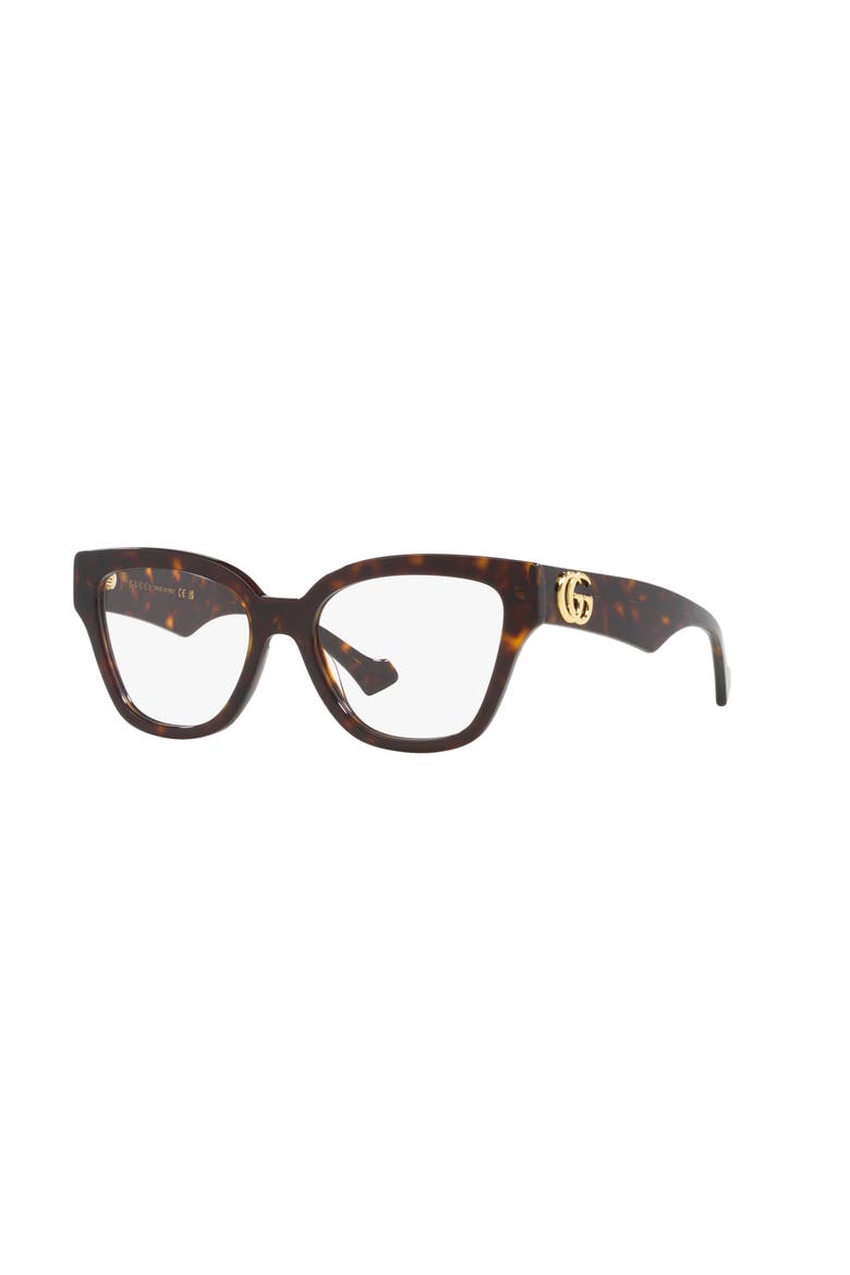 54mm Round optical glasses, Main, color, Tortoise