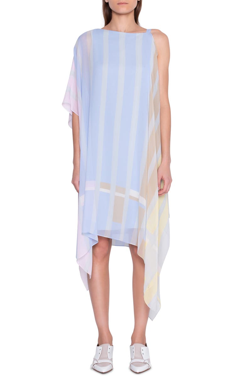 Akris Variazoni Print Silk Georgette Caftan, Main, color, 