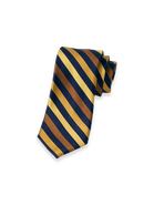 Paul Fredrick Patterned Woven Silk Tie