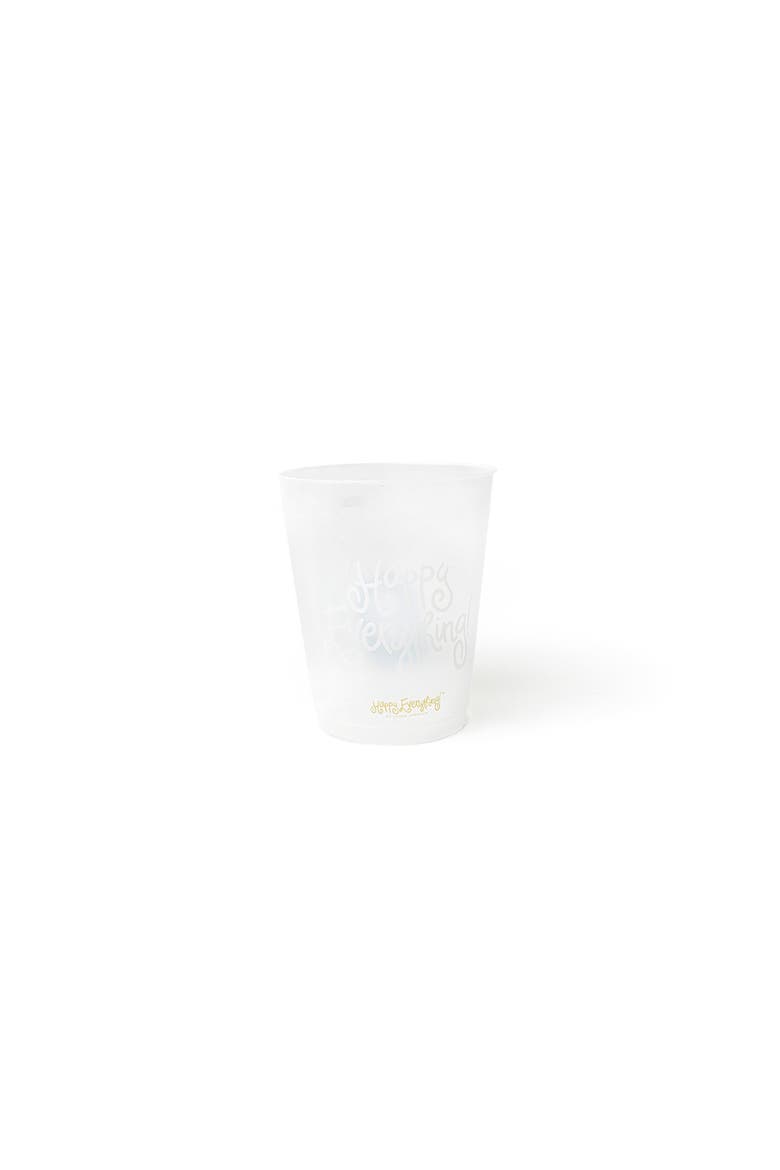 Champagne Frosted Cups Set of 10, Alternate, color, Green