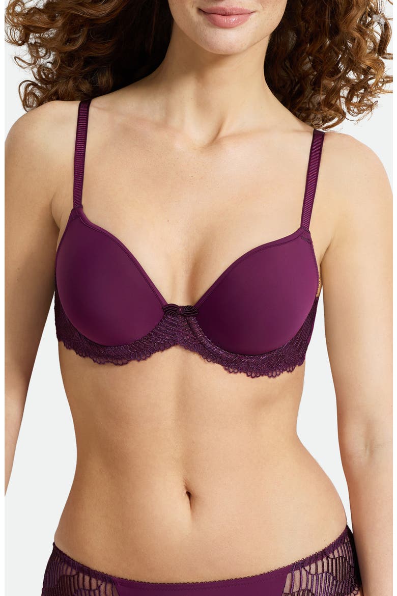 La Femme Underwire T-Shirt Bra, Main, color, WINTER BLO