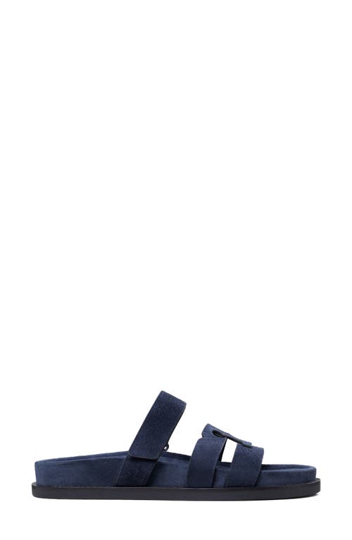 Shop Tory Burch Ines Sport Slide Sandal In New Navy