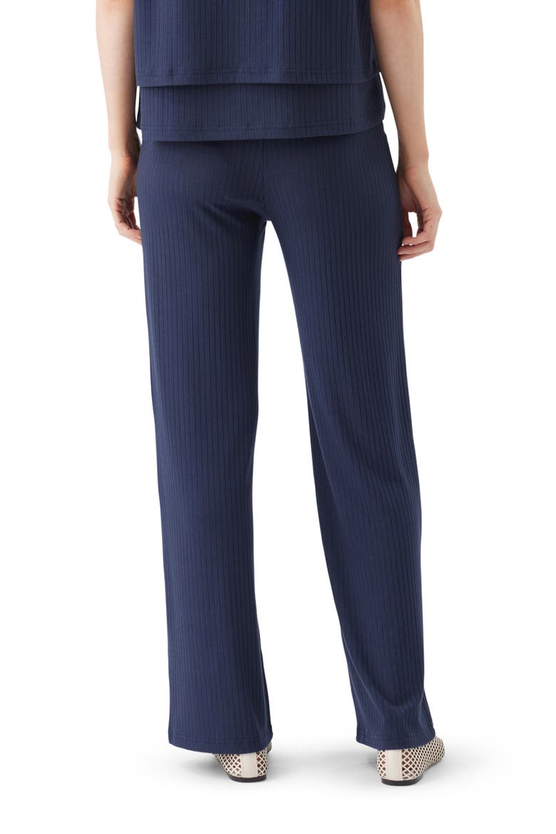 Cindy Rib Knit Maternity Pant, Alternate, color, Navy