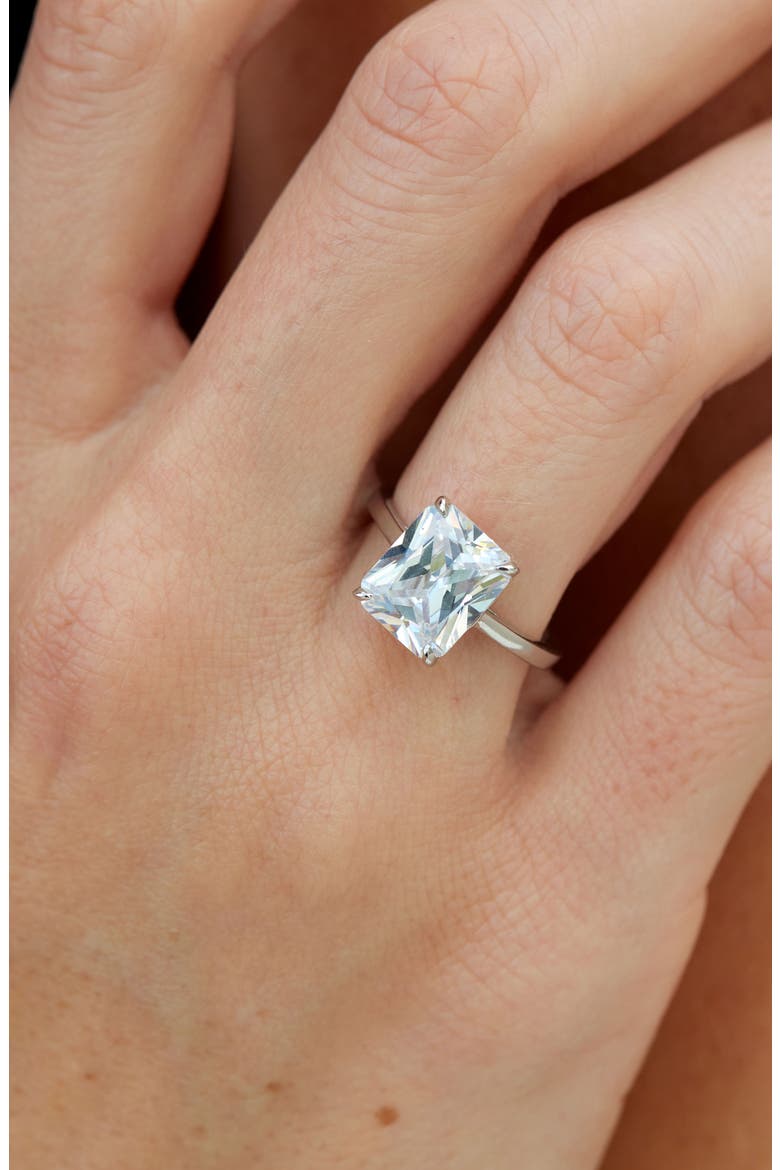 Solitaire CZ Ring, Alternate, color, WHITE