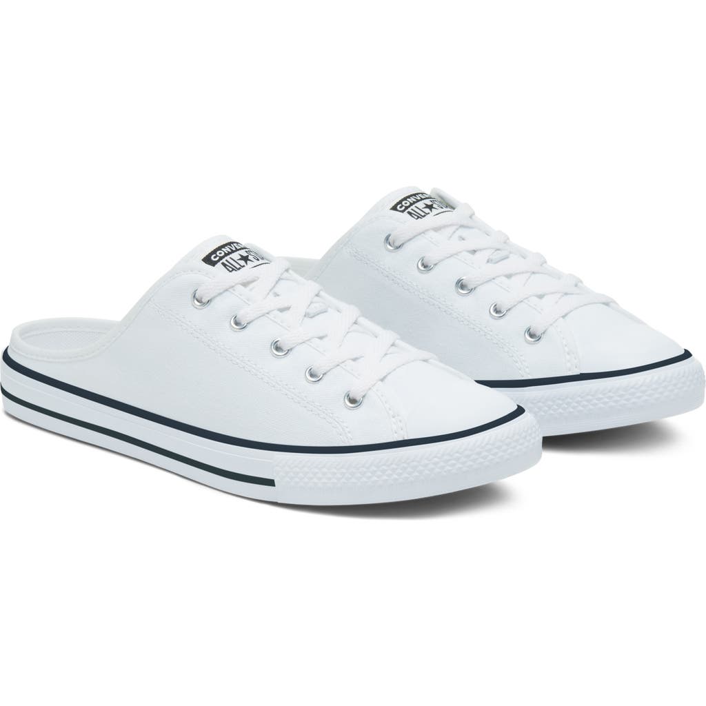 Converse Chuck Taylor® All Star® Dainty Sneaker Mule In White/white/black