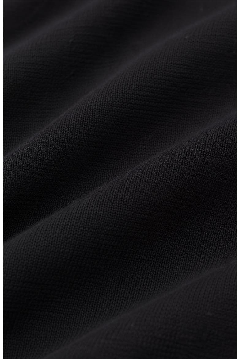 Featherweight Merino Wool V-Neck Sweater, Alternate, color, BLACK