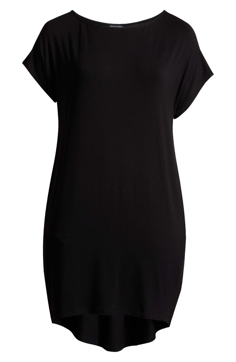 Universal Standard Helen Shift Dress, Alternate, color, Black