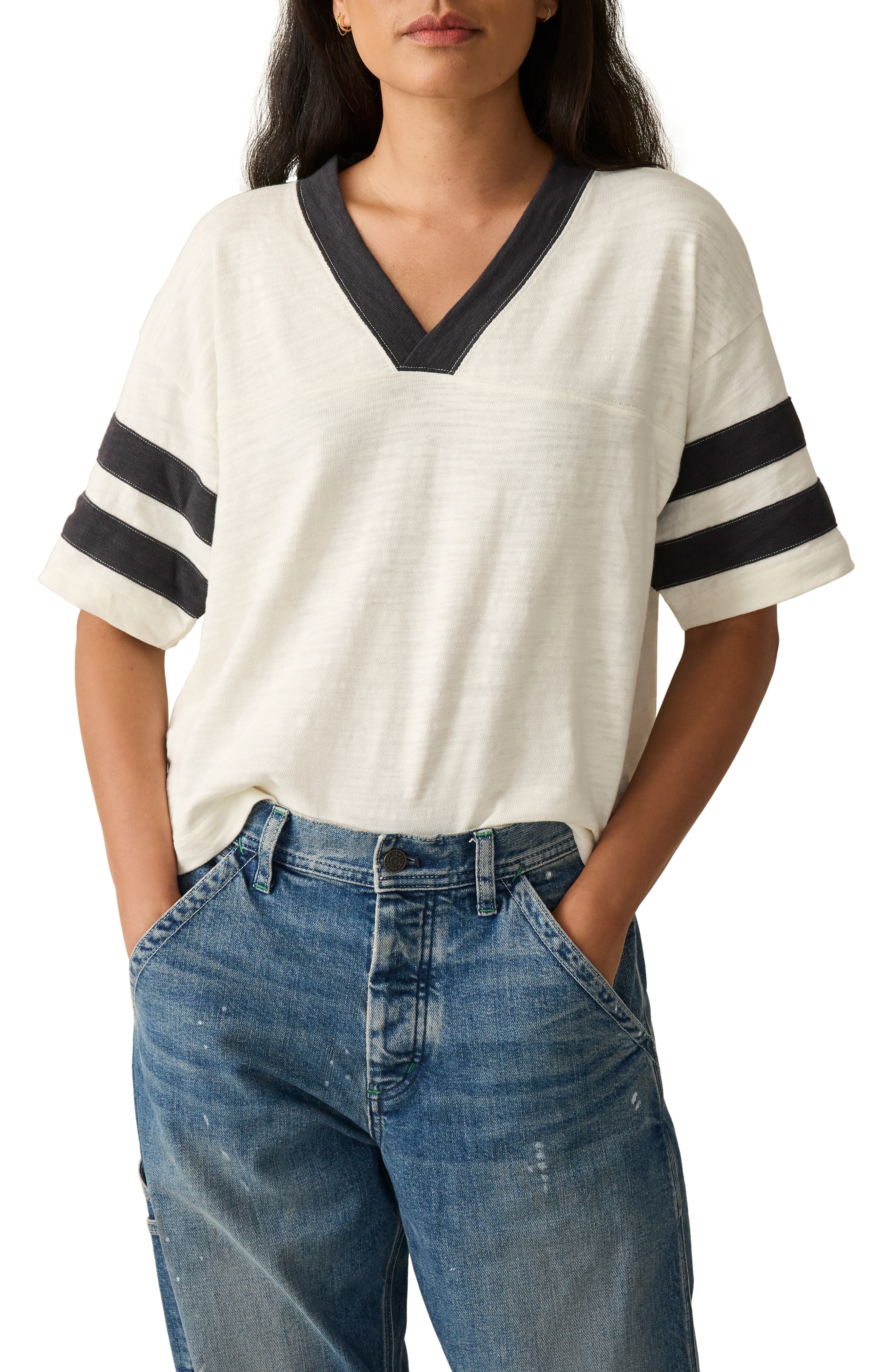 Varsity Stripe Organic Cotton T-Shirt - image 3